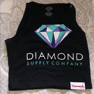 Diamond supply crop top